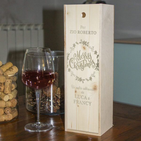 cassetta porta vino personalizzabile