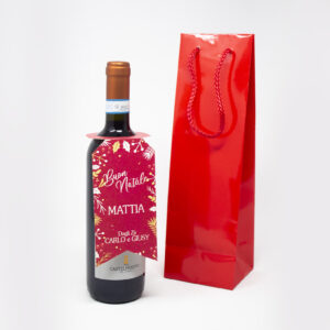 Bottiglia di vino personalizzata