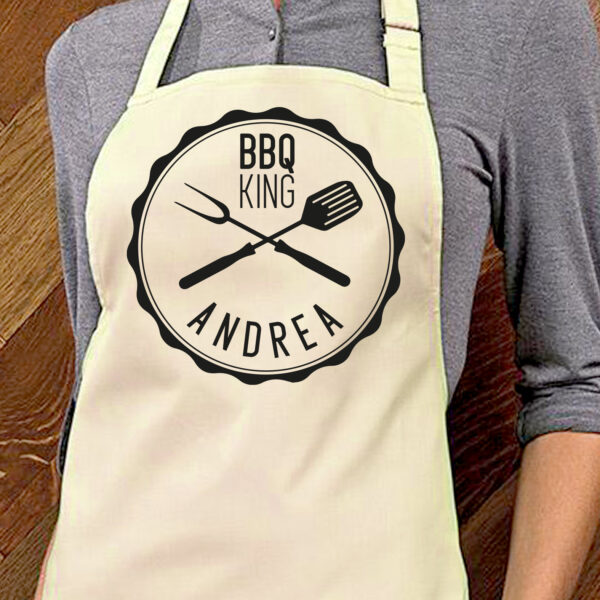 grembiule personalizzato bbq