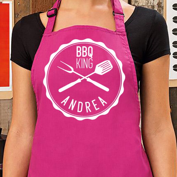 grembiule personalizzato bbq