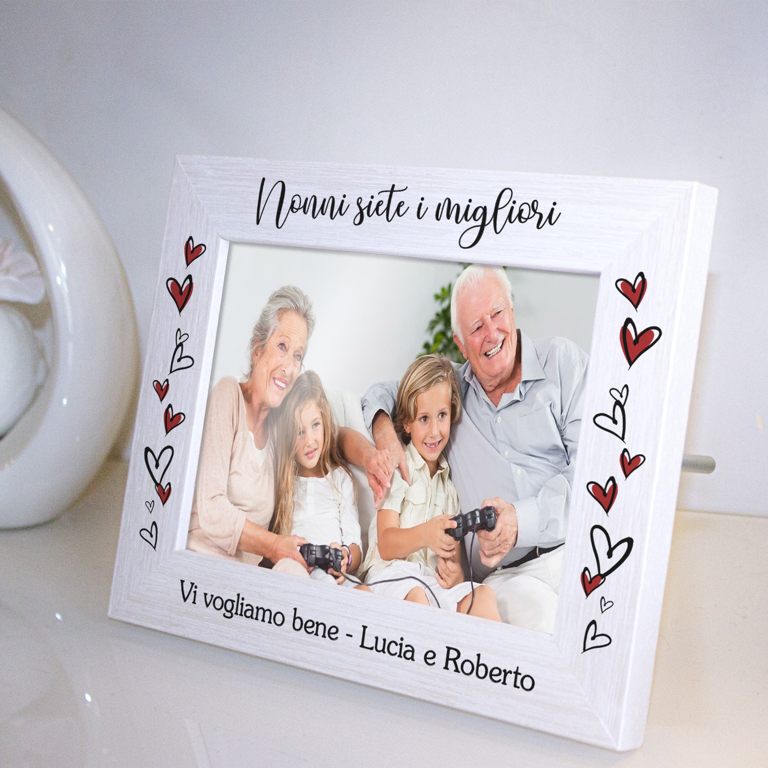 B Paper Regalo per i Nonni - Cornice personalizzabile