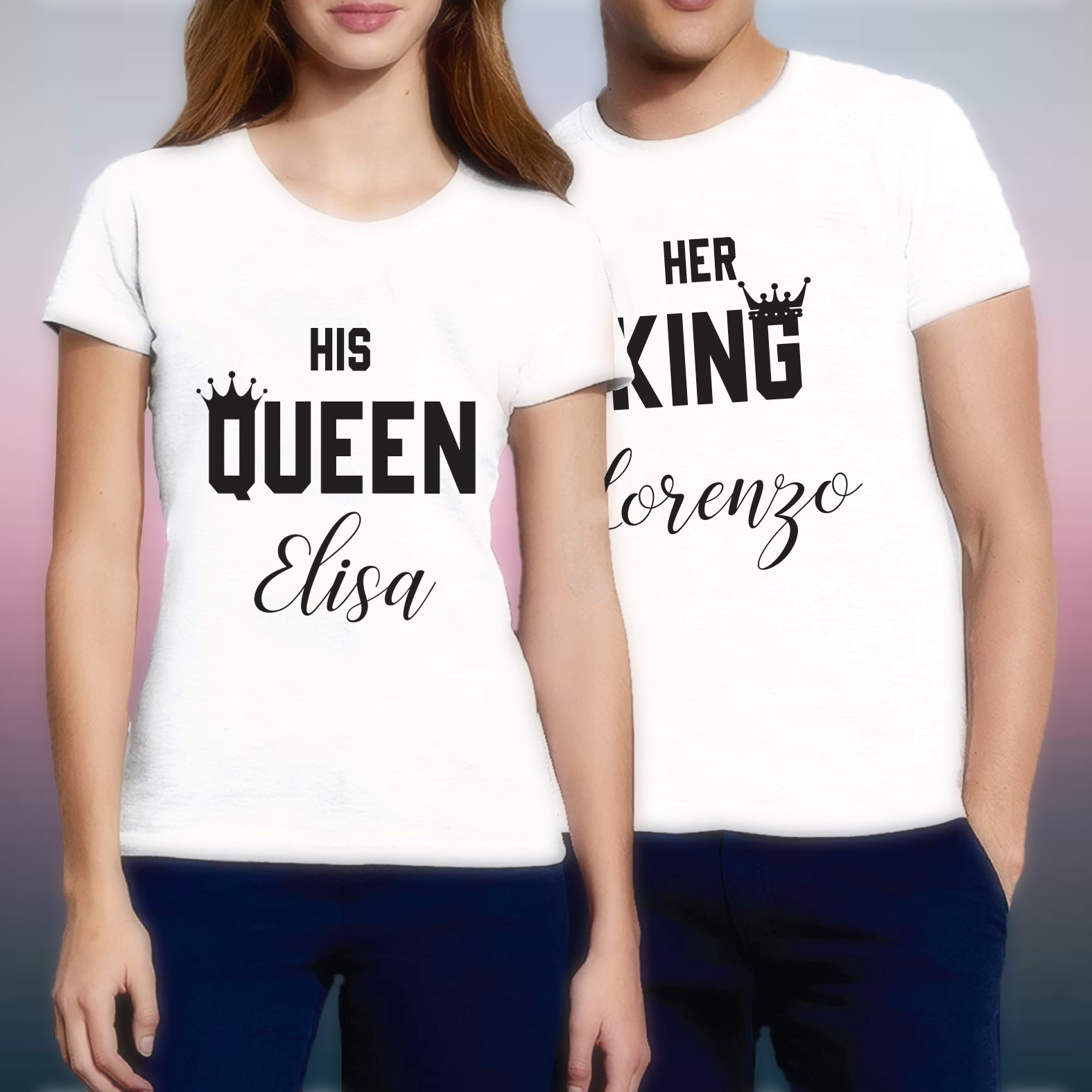 B Paper Magliette Personalizzate Queen e King