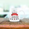 TAZZA LATTE papa' bebe' nascita idea regalo in ceramica personalizza