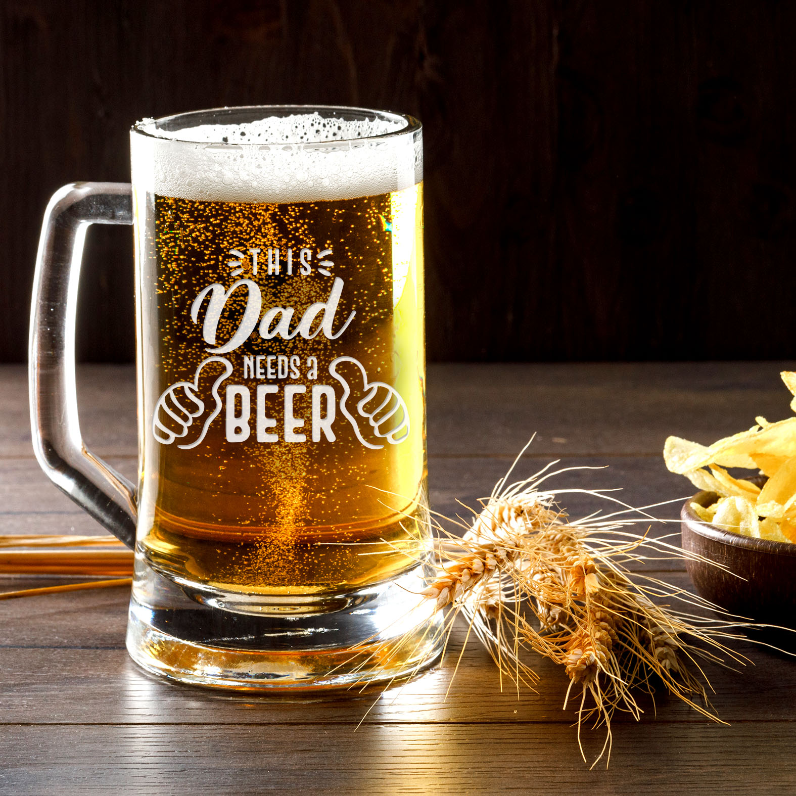 B Paper - Boccale birra personalizzato - per il Papà
