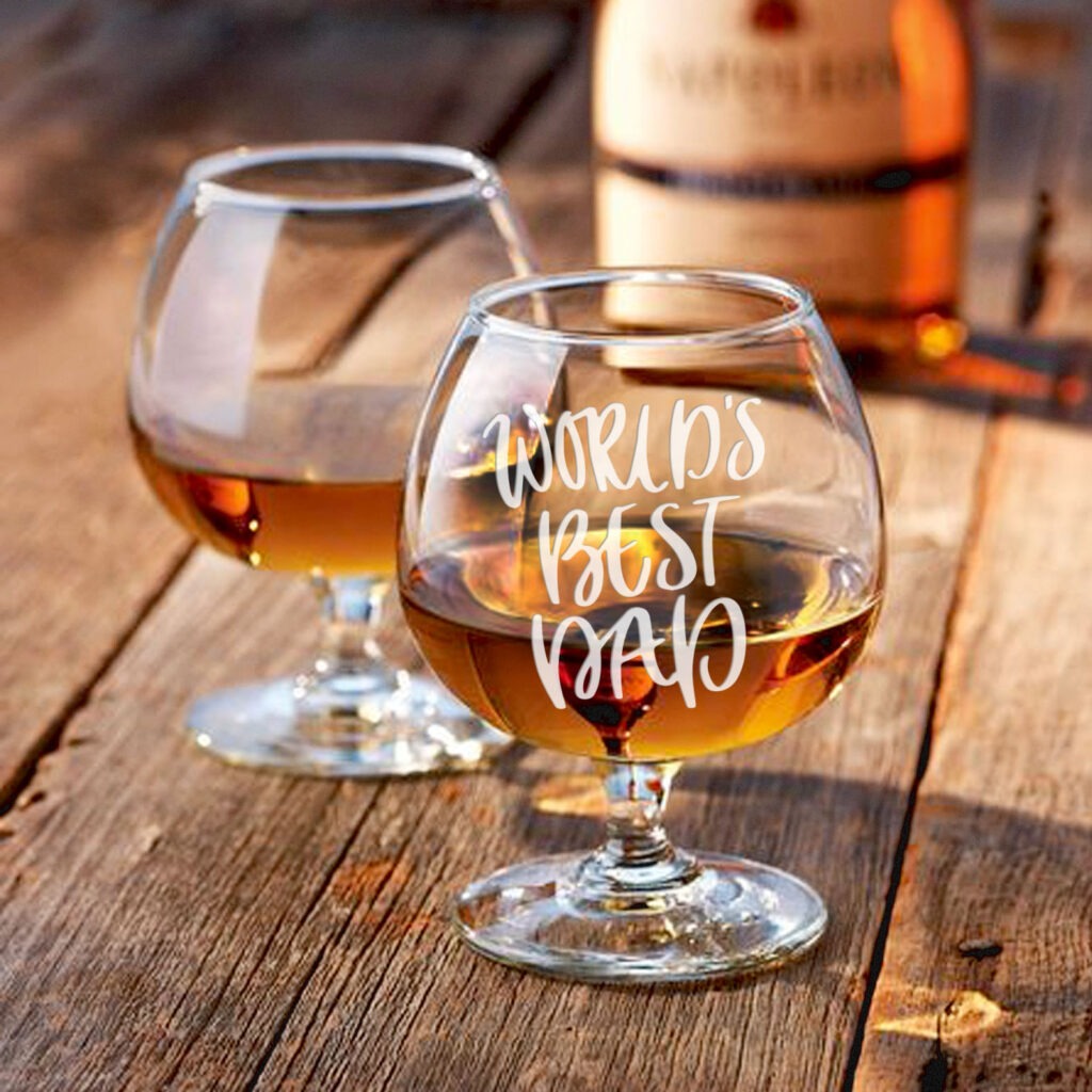Sottobicchiere Personalizzato 'Best Dad Ever' - Regalo Festa Del Papà Originale