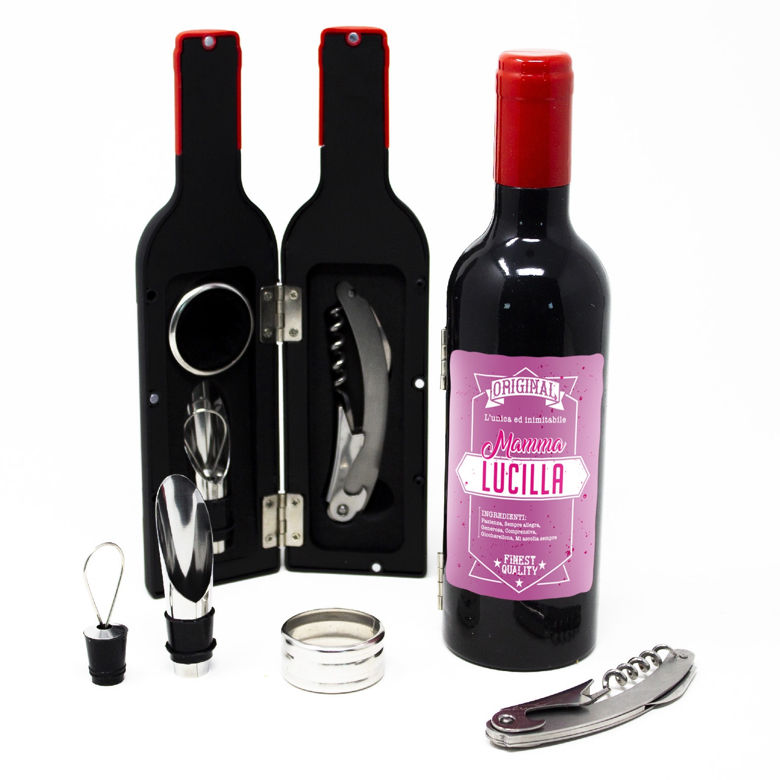 Farberware 5227163 Apribottiglie Professionale - Apriscatole E Apribottiglie 2 In 1 - Colore Nero/Argento