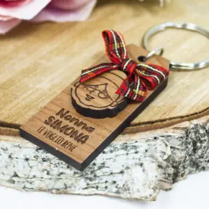 Regalo per la Nonna, portachiavi personalizzato