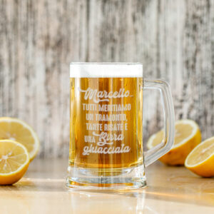 bicchiere personalizzato birr