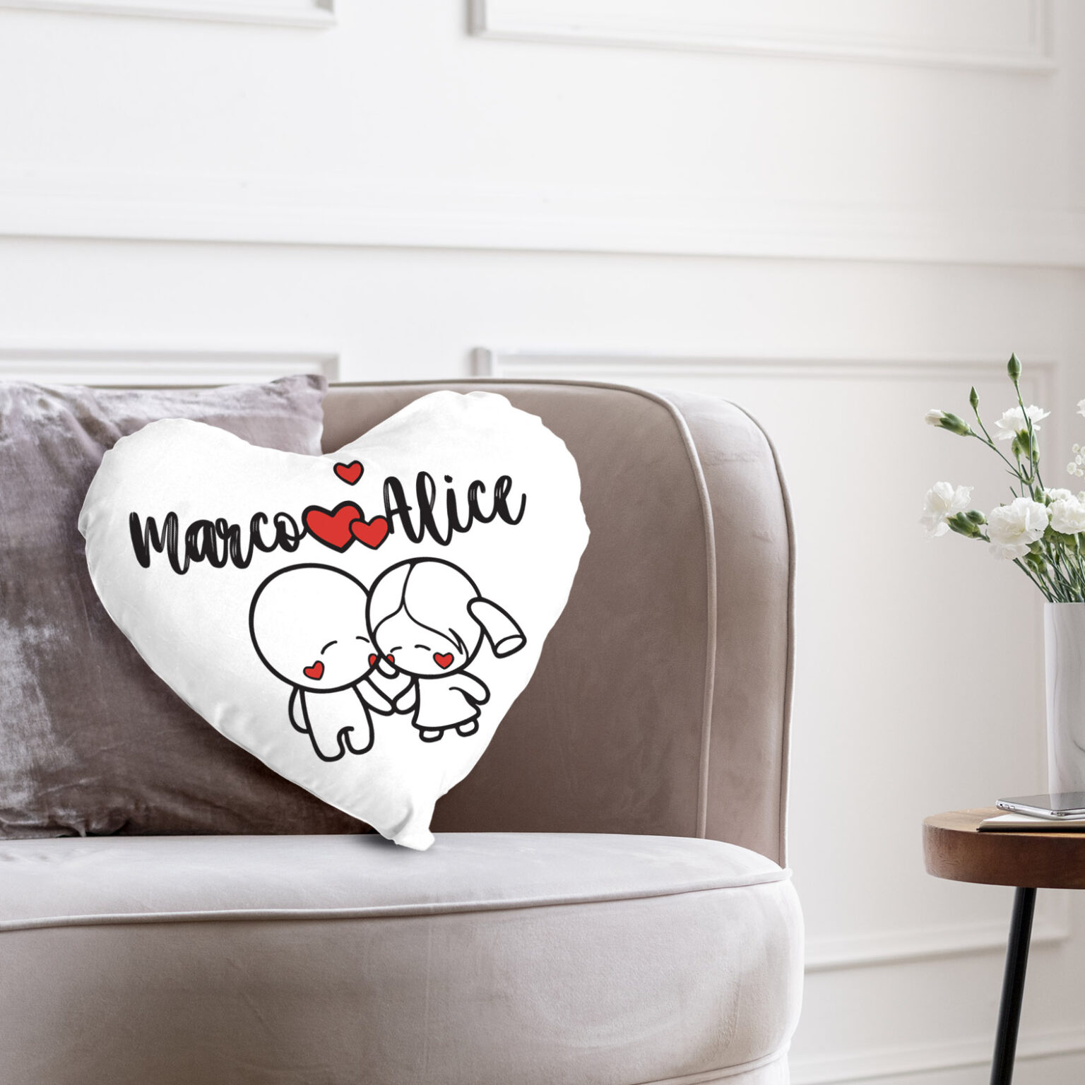 Cuscino foto personalizzabile pop art | Cuscini personalizzati