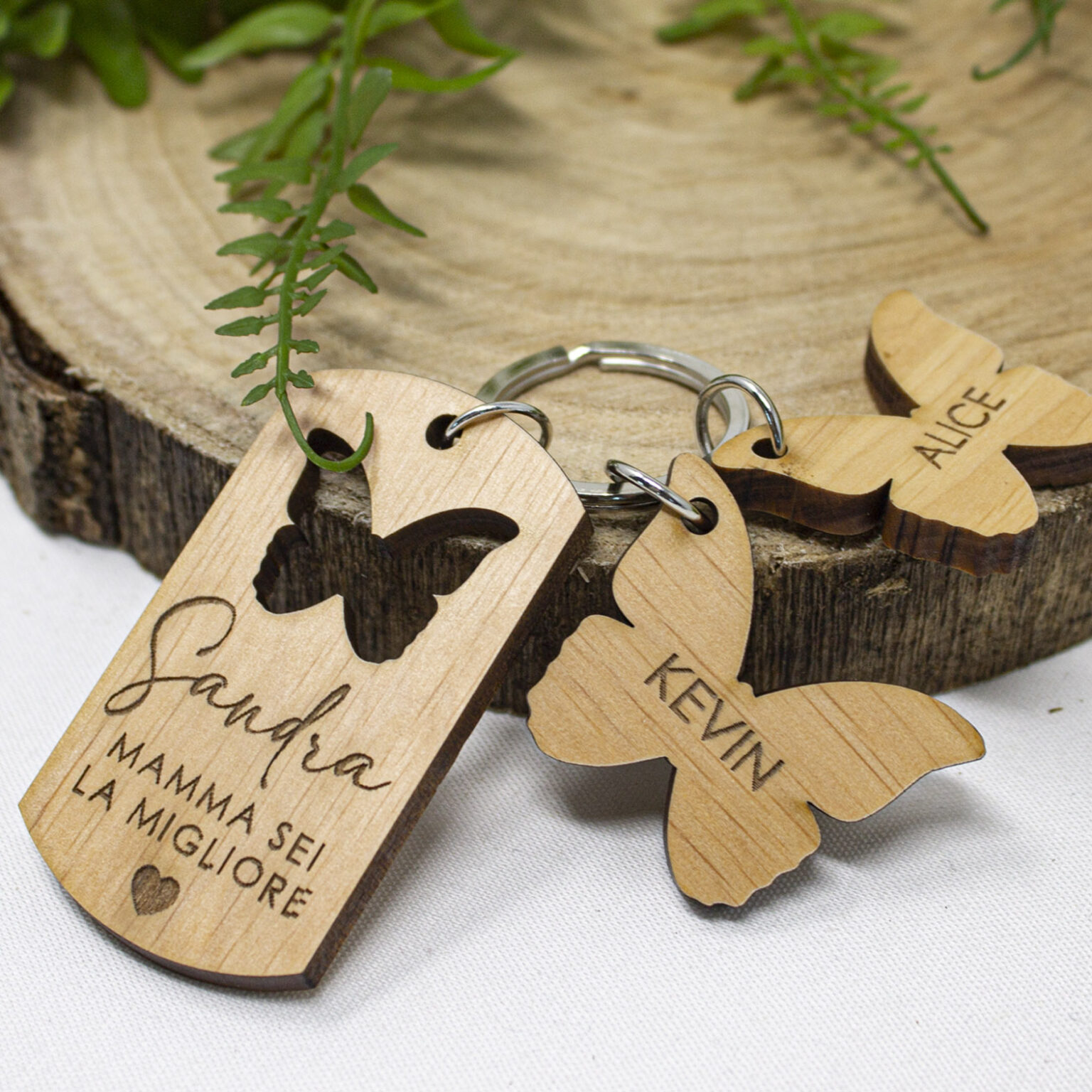 WOPPLXY 40 Portachiavi In Legno Ovale – 5,2 X 3,2 Cm – Per Fai Da Te, Pittura E Decorazioni