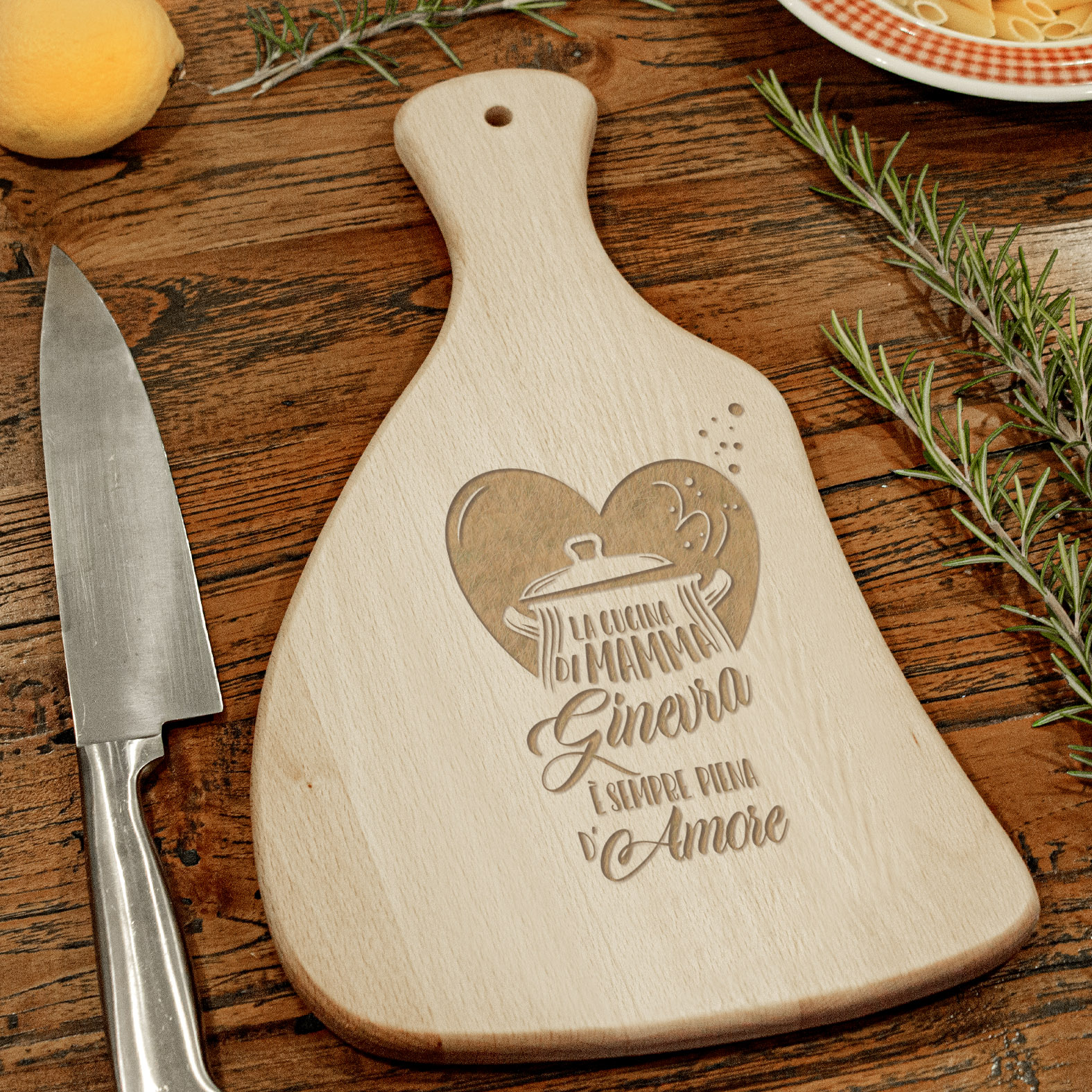 B Paper - Tagliere in legno personalizzato - La cucina di