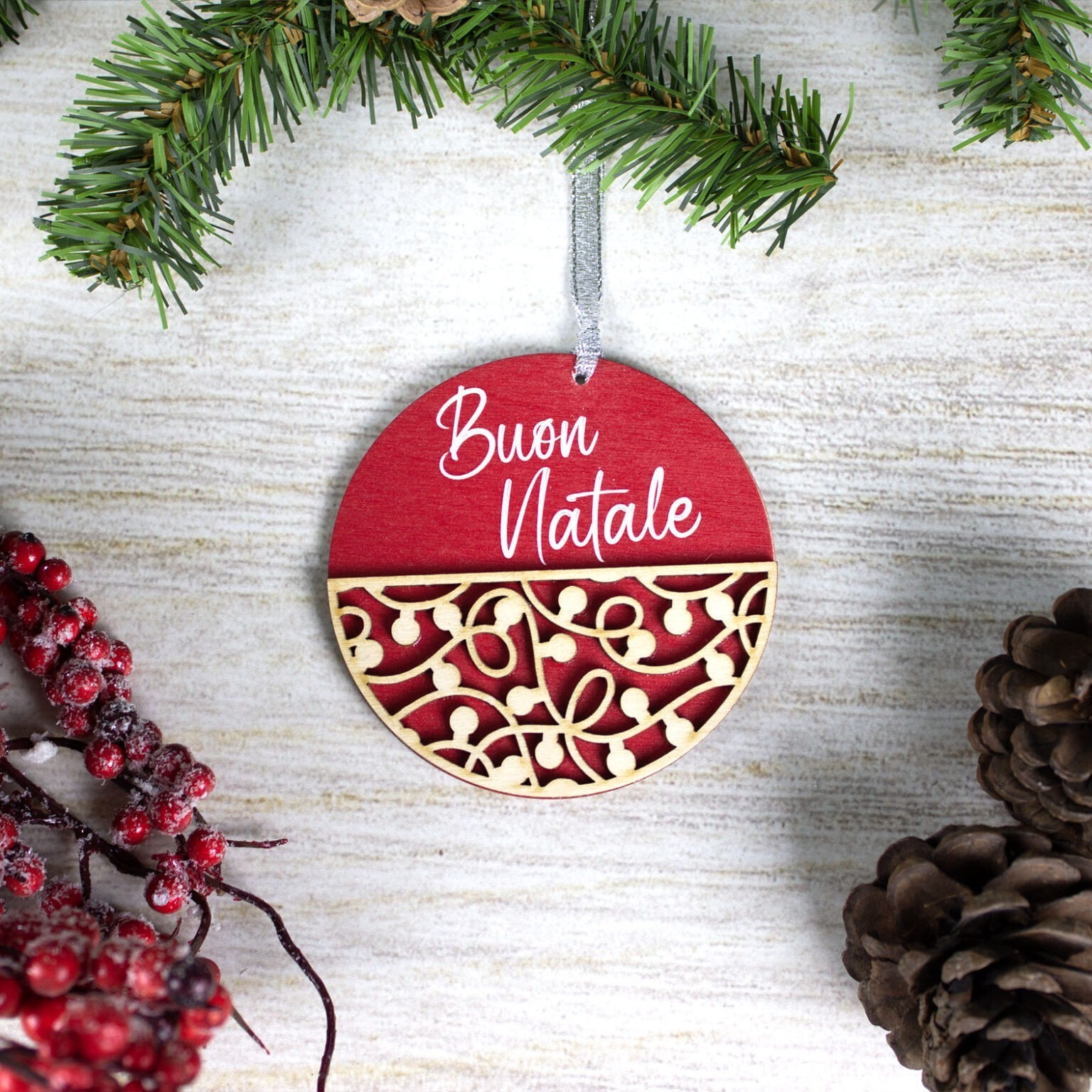Idee Per Decorazione Albero Di Natale B Paper - Decorazione albero di Natale 2D - Famiglia