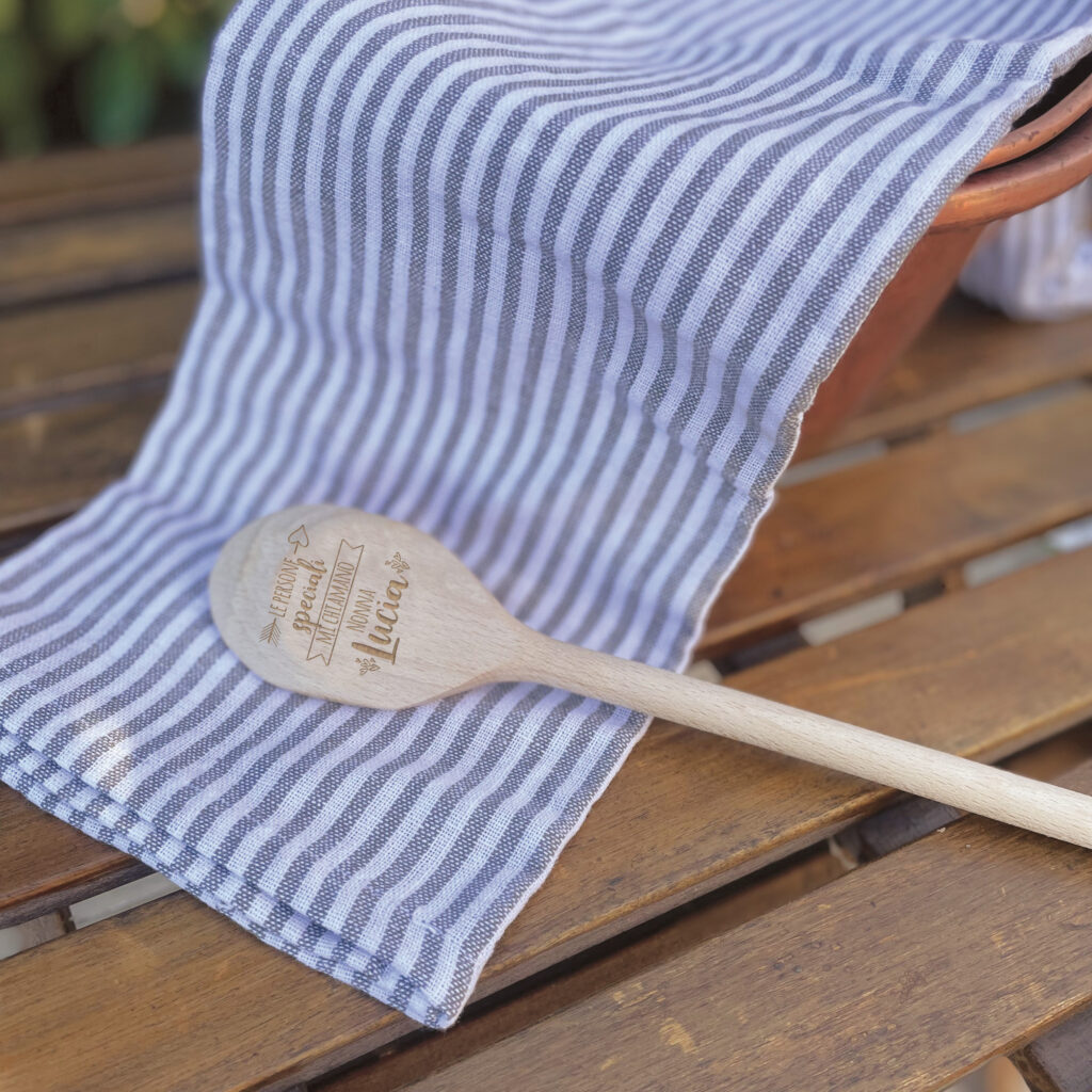 Cucchiaio Personalizzato Acciaio Inox Con Incisione - Pala Per Gelato E Caff&egrave;, Finitura A Specchio, Regalo