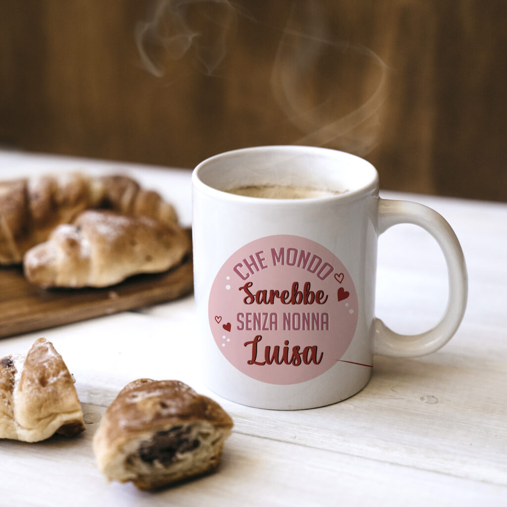 Tazza Personalizzata Per Futura Mamma – Regalo Originale Per Natale O Festa Della Mamma, Stampata In Francia
