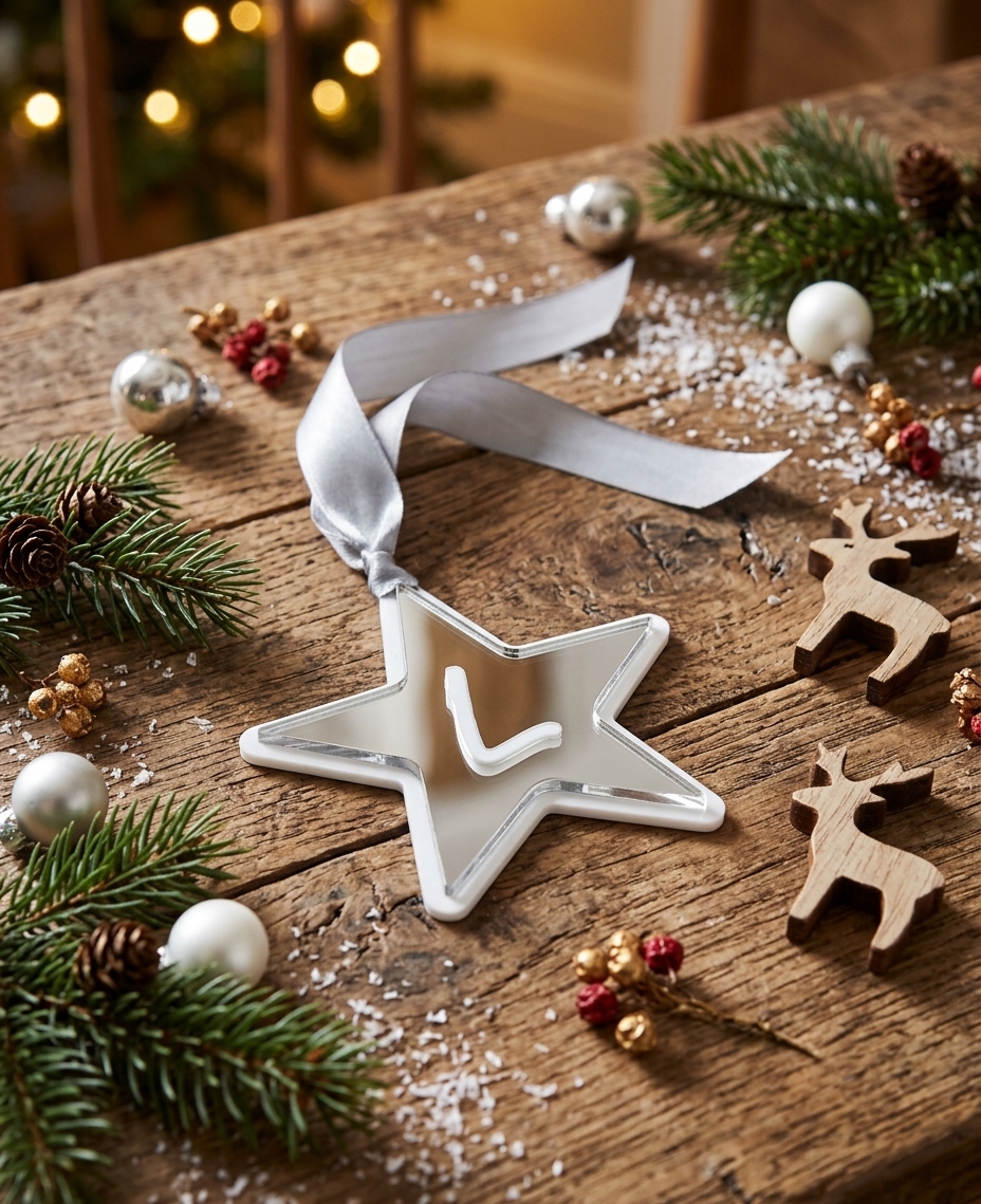 Pallina di Natale a forma di Stella - immagine 2