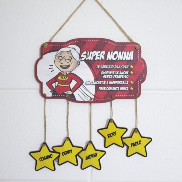 targhetta super nonna