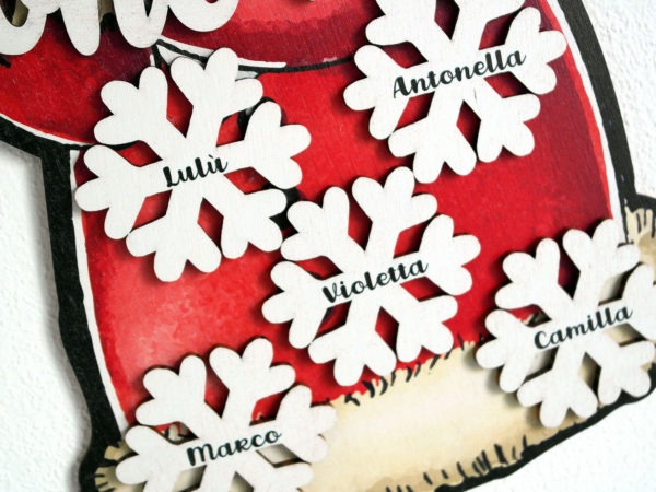 Fuoriporta Babbo Natale Buone Feste - Idea Regalo per Natale Personalizzabile
