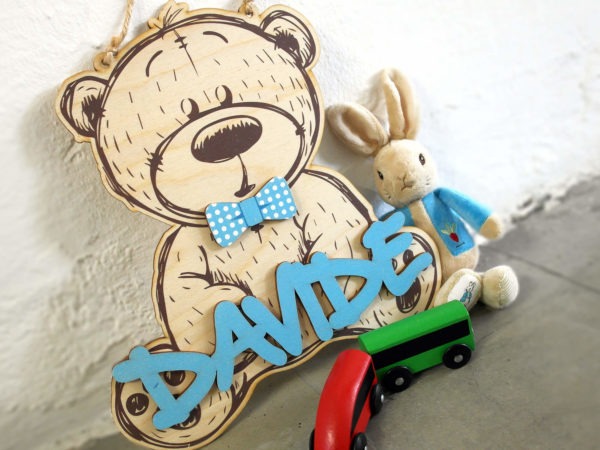 Fuori Porta Bear Personalizzabile – Idea Regalo Bambino