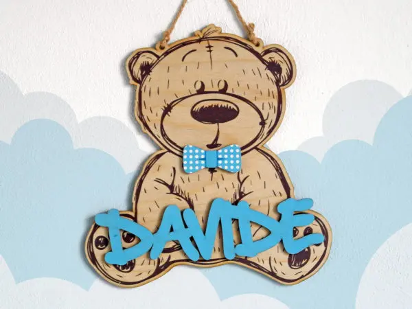Fuori Porta Bear Personalizzabile – Idea Regalo Bambino