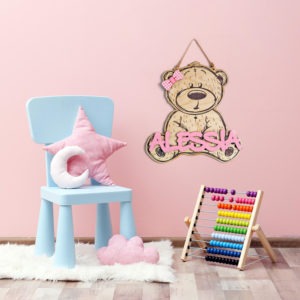 Fuori Porta Bear Personalizzabile – Idea Regalo Bambina