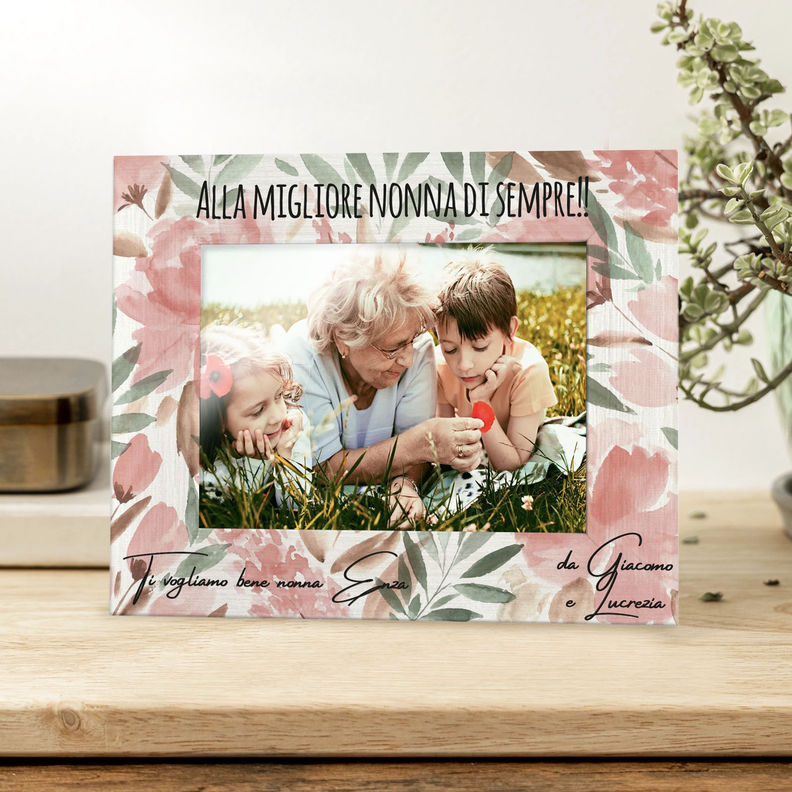 Cornice in Legno Personalizzata con Dedica - Idea Regalo Compleanno Migliore  Amica