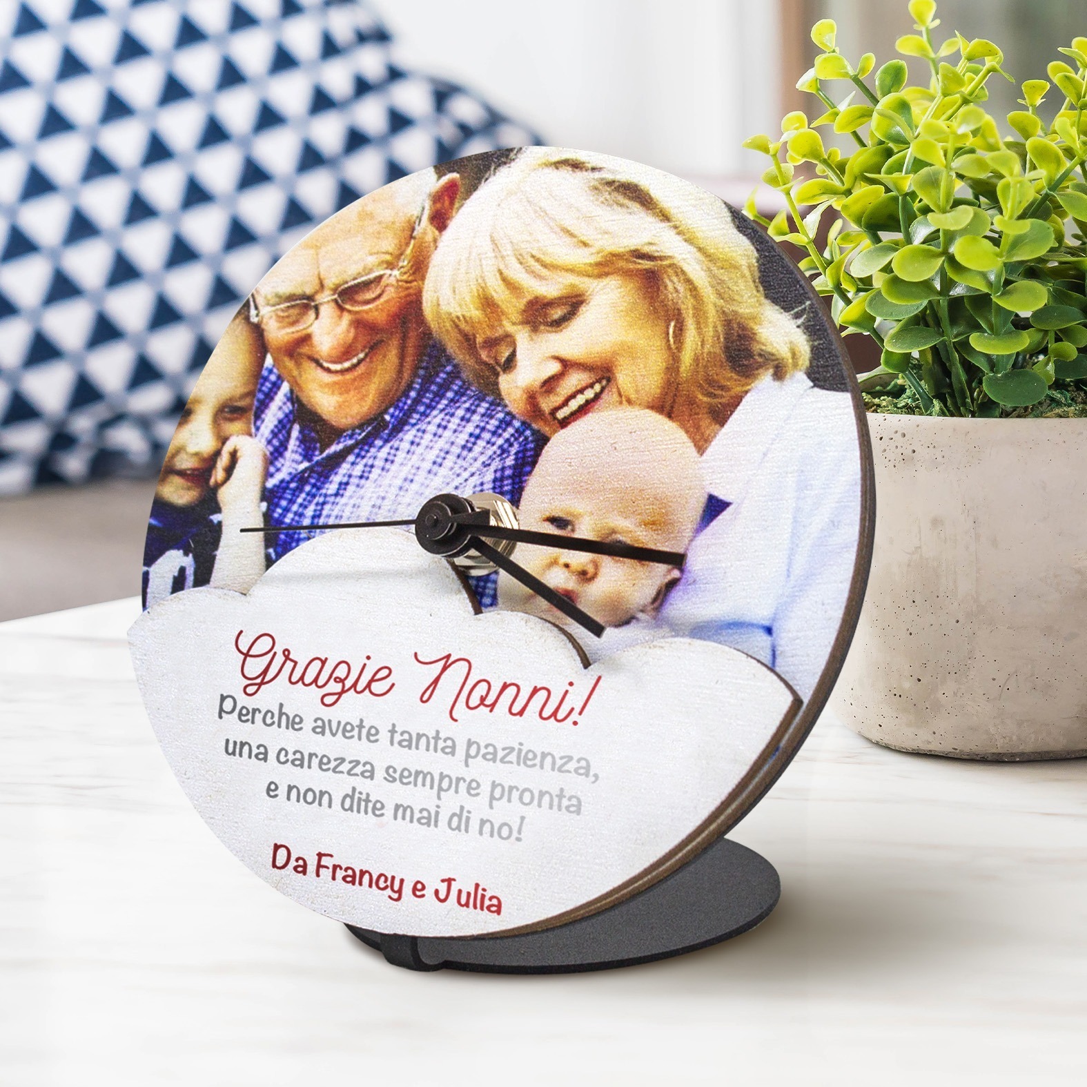 Orologio da tavolo personalizzato deals