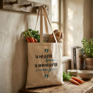 Shopper Cotone Personalizzata Frasi