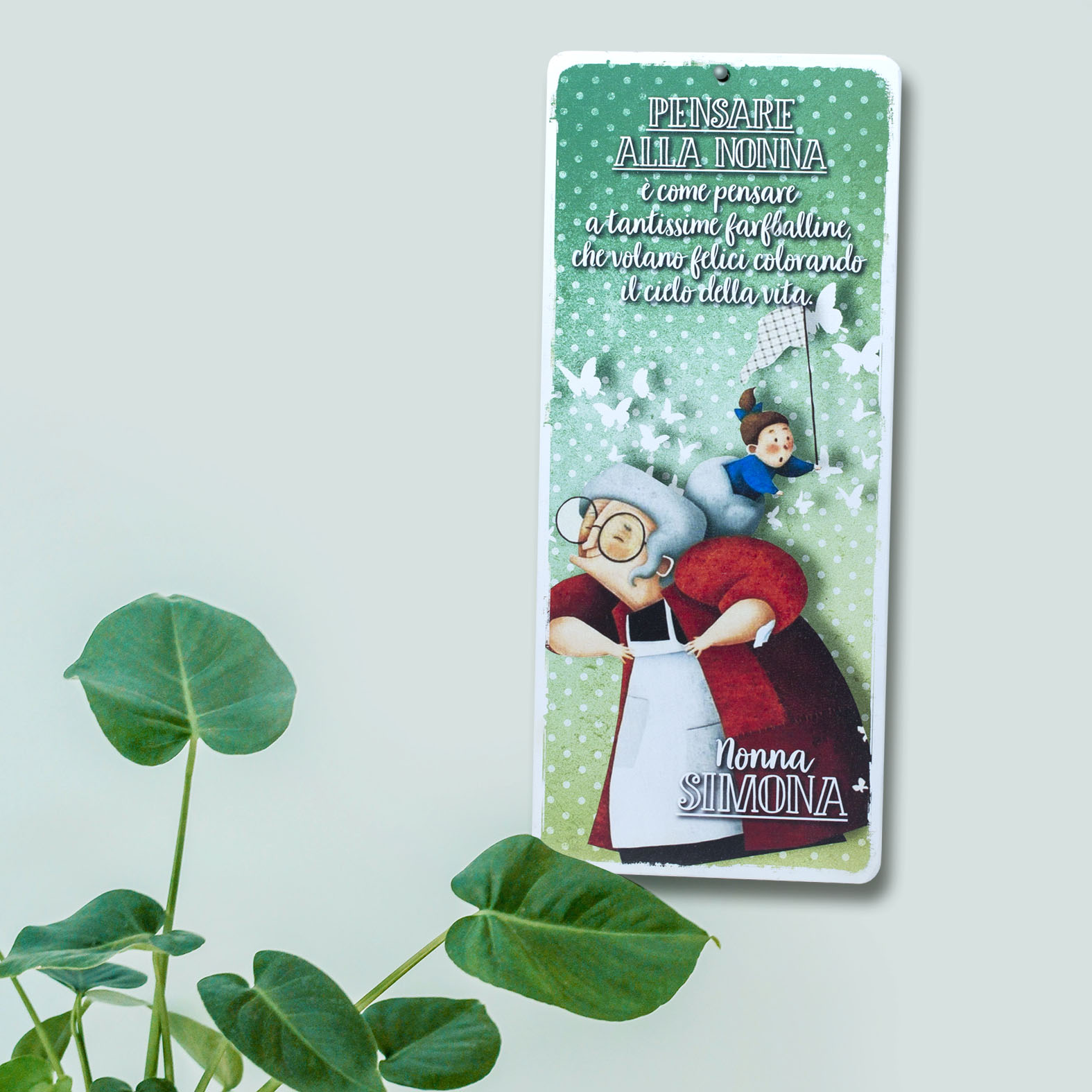 Portachiavi Personalizzato Per Nonna, A Forma Di Cuore Con Fiore E Perla, Incisione Significativa - 3